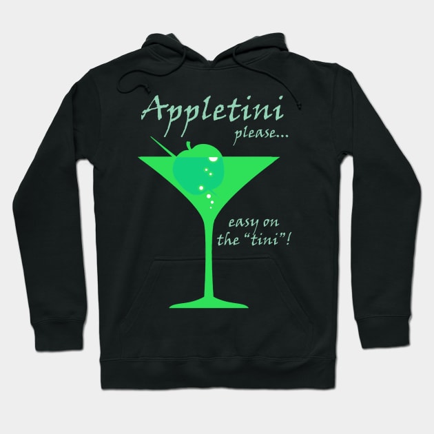 Appletini JD - Green Apple Hoodie by Uwaki